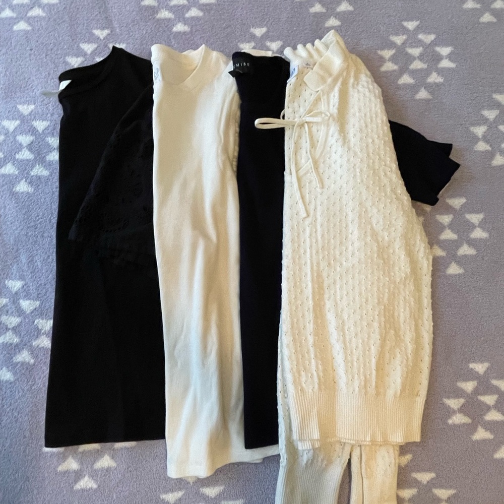 Banana Republic, GAP, H&M women’s 4 tops bundle size M